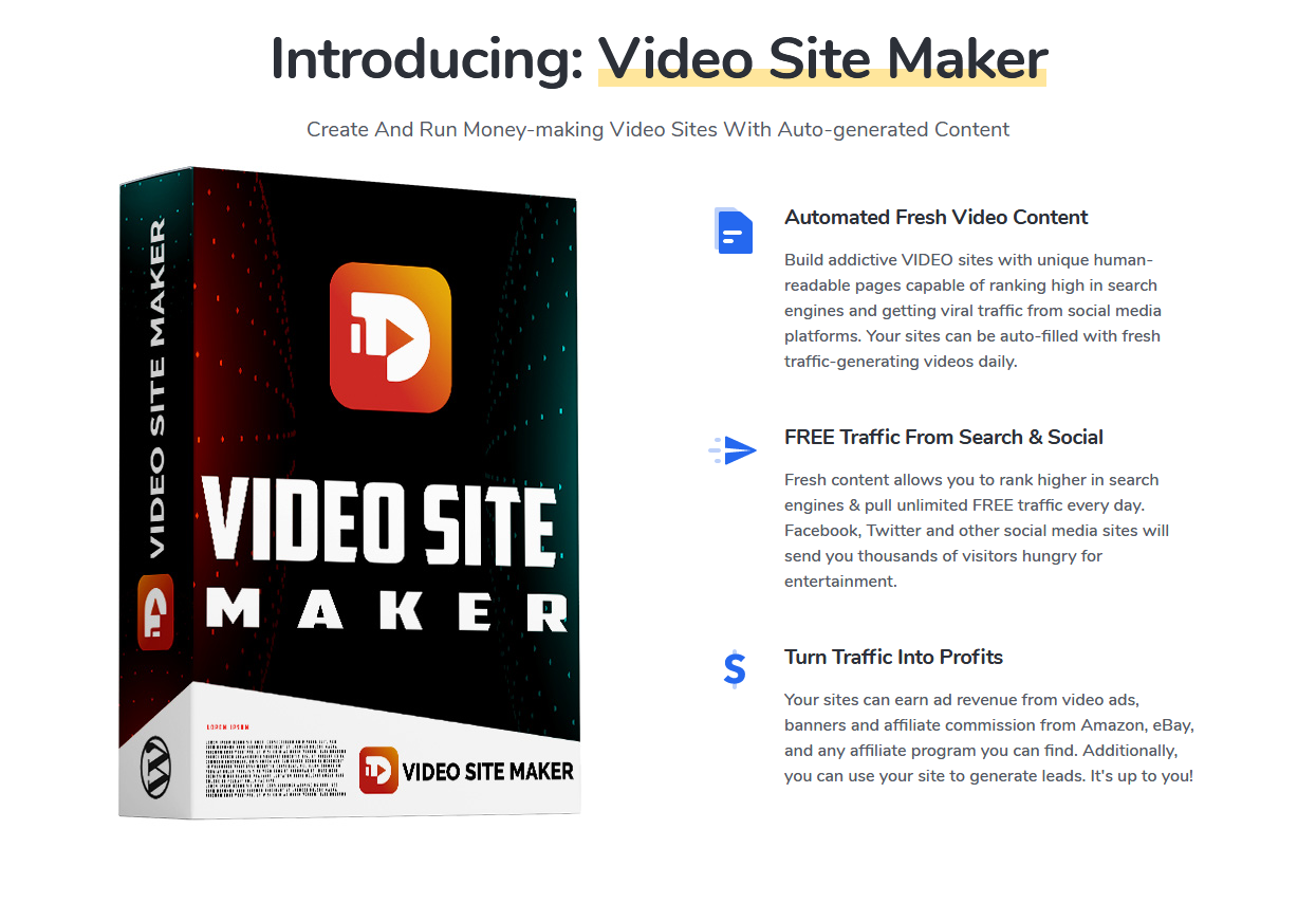 Video Site Maker COUPON CODE – ‘OFFICIAL LINK’ >>>